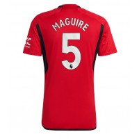 Pánský Fotbalový dres Manchester United Harry Maguire #5 2023-24 Domácí Krátký Rukáv